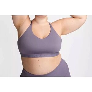 Nike Purple Indy Light Support Sports Bra, Size 3x